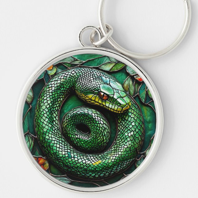 Green Snake Key Ring (Front)