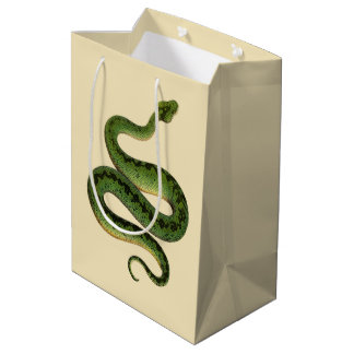 Green Snake Medium Gift Bag
