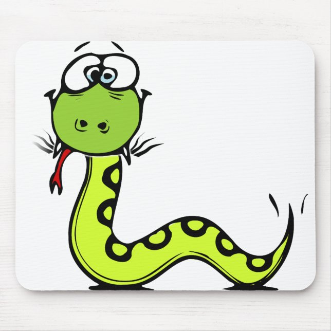 Green Snake Mouse Mat (Front)
