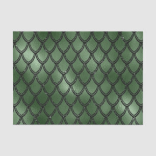Green Snake Serpent Reptile Pattern Tissue Paper