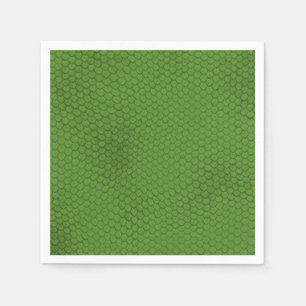 Green Snake Skin Texture Napkin
