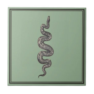 Green Snake Tile