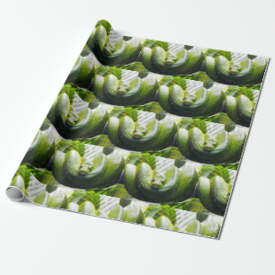 Green Snake Wrapping Paper