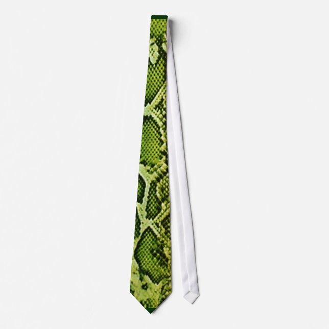 Green Snakeskin Tie (Front)