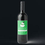Green Snowman, Christmas Party Wine Label<br><div class="desc">These Green Snowman, Christmas Party Wine Bottle Labels are perfect for anybody who is hosting a joyful and merry event. Great for office parties, restaurants or a special meal for family and friends, these labels will be sure to impress your guests. The snowman design can be easily personalized and will...</div>