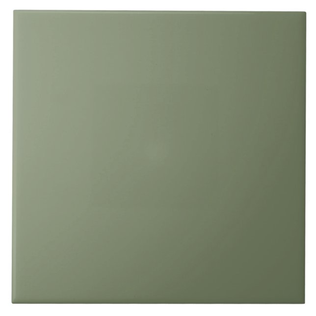 Green Solid Colour  Tile (Front)