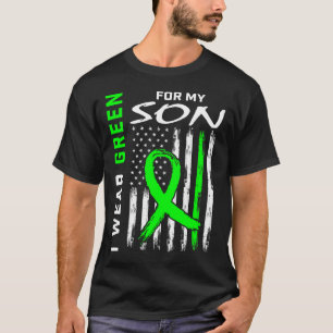 Green Son Cerebral Palsy Kidney Disease Awareness T-Shirt