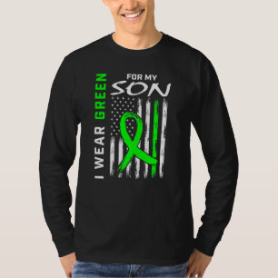 Green Son Cerebral Palsy Kidney Disease Awareness T-Shirt
