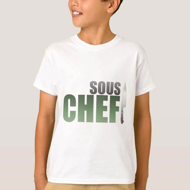 Green Sous Chef T-Shirt (Front)