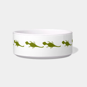 Green Southwestern Art Lizard Bowl
