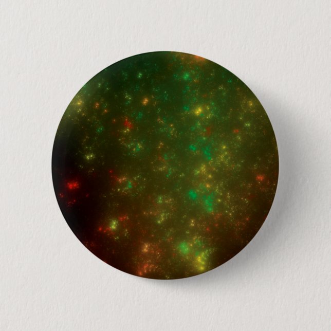 Green Space 6 Cm Round Badge (Front)