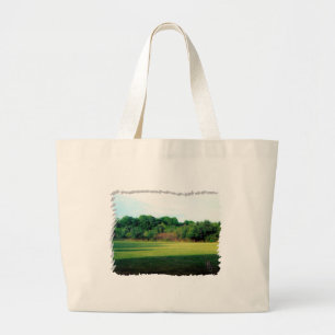 green Space Large Tote Bag