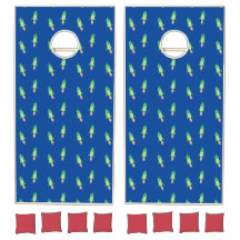 Green Space Rocket Illustration 