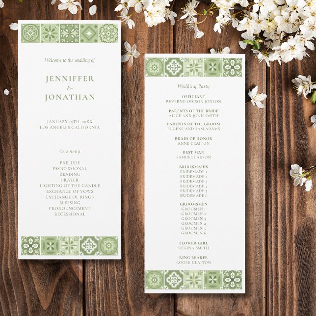 GREEN SPANISH TILES PROGRAM (Creator Uploaded)