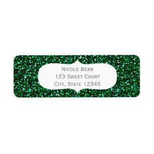 Green Sparkle Glitter Holiday Party