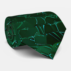 Green Sparkly Sequin Neck Tie 