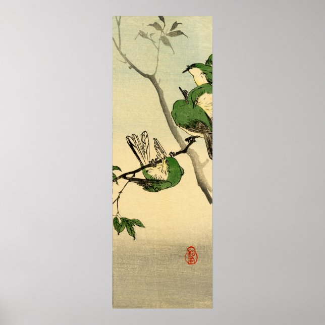 Green Sparrows no.1 Poster (Front)