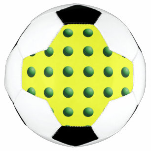 Green Spheres on Yellow  Football