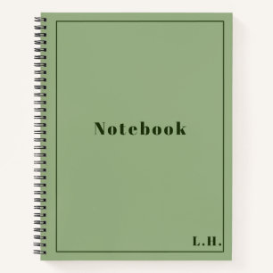 Green Spiral Notebook