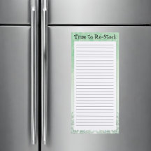 Green Splash with Foliage Personalised List