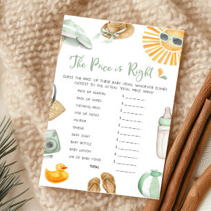 Green Splish Splash Baby The Price is Right Game