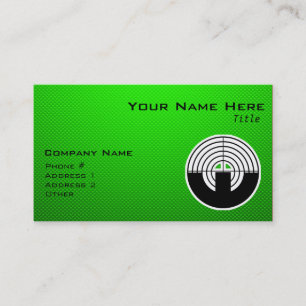 Green Sport Shooting Business Card