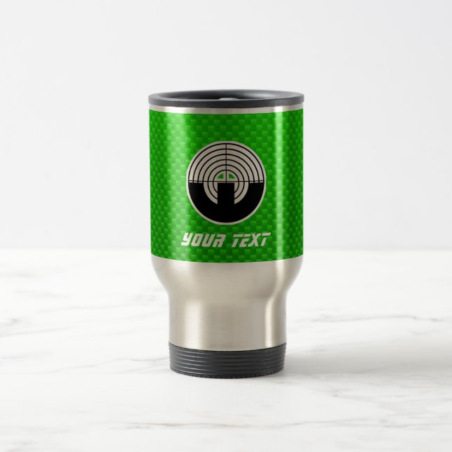 Green Sport Shooting Travel Mug (Center)