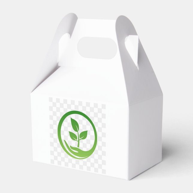 Green Spout Eco-Friendly Favour Box (Front Side)