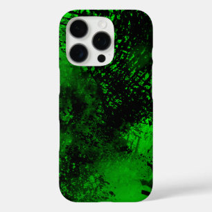 Green Spray Paint Effect iPhone 16 Case