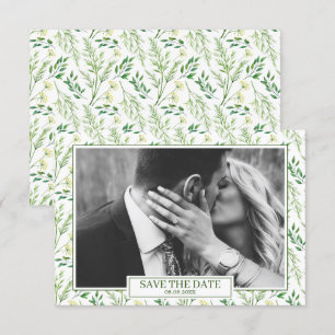 Green Spring Botanical Herbs Save the Date Invitation