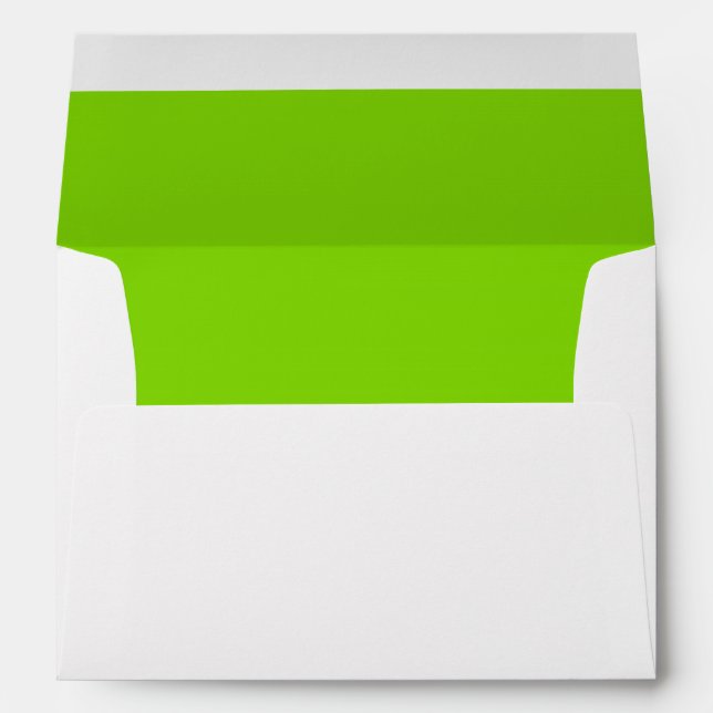 Green Spring Dark Invitation Envelope (Back (Bottom))