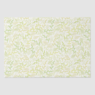 Green Spring Nature Leaf Pattern Tissue Paper