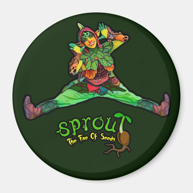 Green Sprout Magnet (Front)