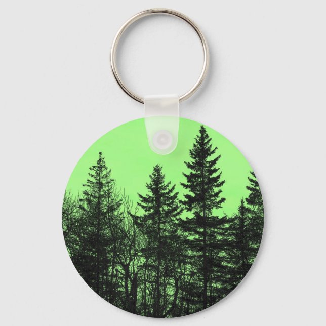 Green Spruce Key Ring (Front)