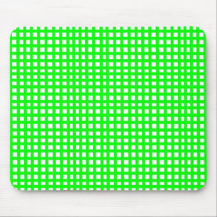 Green square mesh grid  mouse mat
