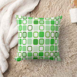 Green Squares Design Cushion