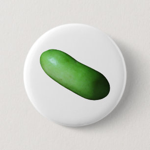 Green Squash (Winter Melon) 6 Cm Round Badge