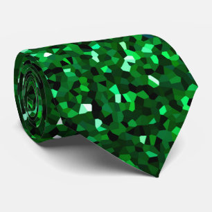 Green St Patrick's Day Birthday Wedding Glitter Tie