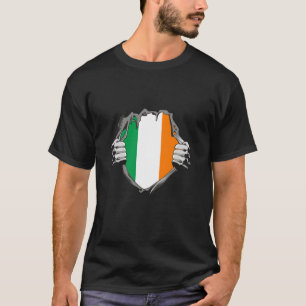 Green St Patricks Day To Saint Paddy's Breast Flag T-Shirt