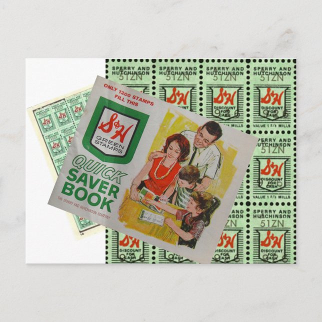 Green Stamps Postcard (Front)