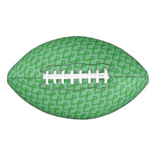 Green Standard Ribbon by Kenneth Yoncich American Football