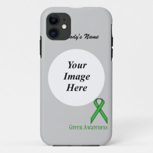 Green Standard Ribbon by Kenneth Yoncich iPhone 11 Case