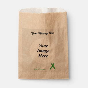 Green Standard Ribbon Template by Kenneth Yoncich Favour Bags