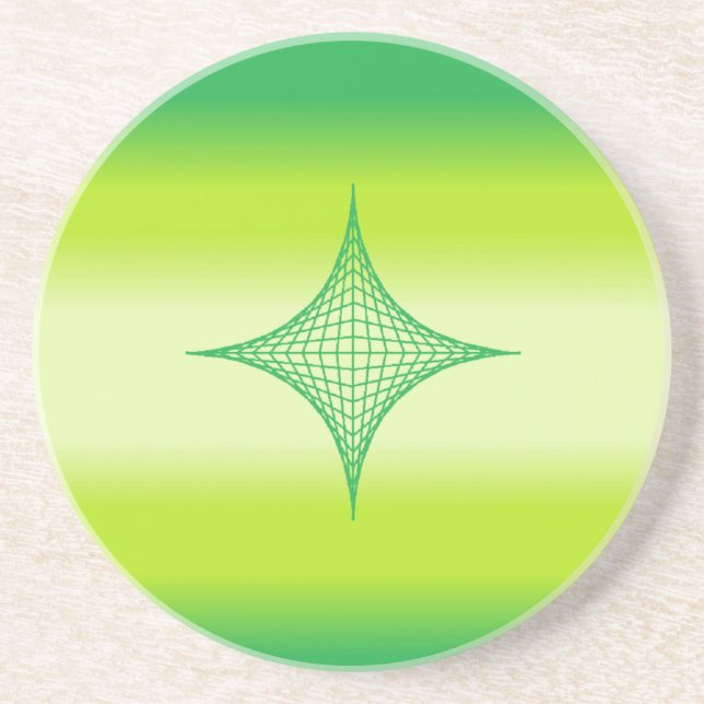 Green Star Coaster (Front)