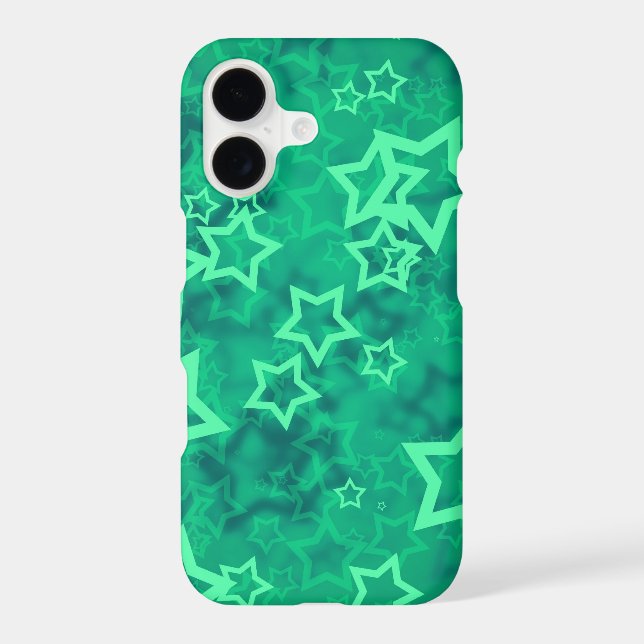 Green Star iPhone Case (Back)