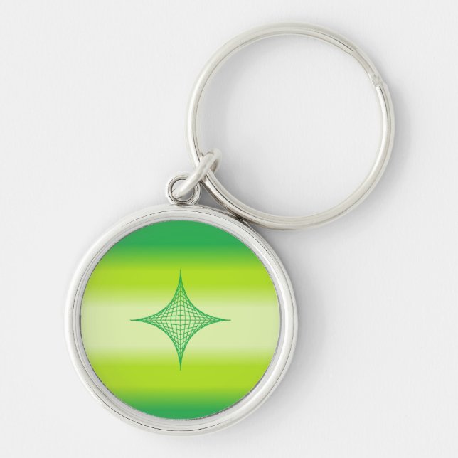 Green Star Keychain (Front)