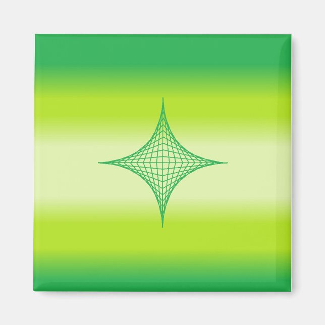 Green Star Magnet (Front)