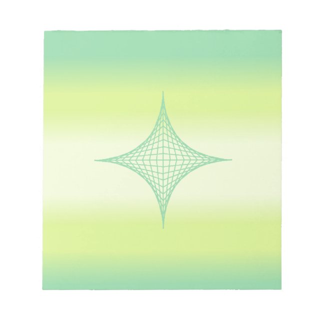 Green Star Notepad (Front)