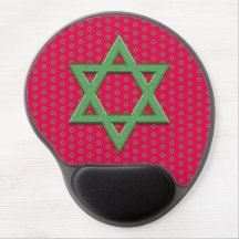Green Star of David Seamless