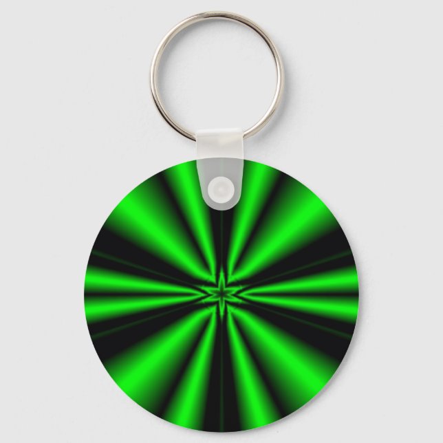 green star of hope key ring (Front)